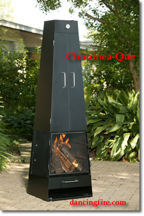 chiminea, barbeque, grills, smokers, firepits, patio fireplace, pinon wood