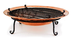  fire pit, pinion wood