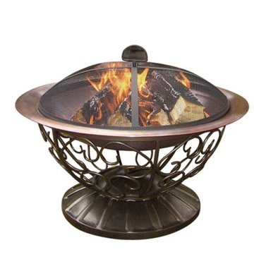 outdoor fireplace, fire pit, chiminea