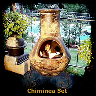 chiminea gas fire kit