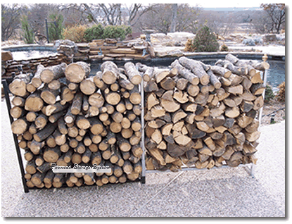 firewood storage, firewood rack, firewood