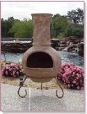 CLAY CHIMINEA !